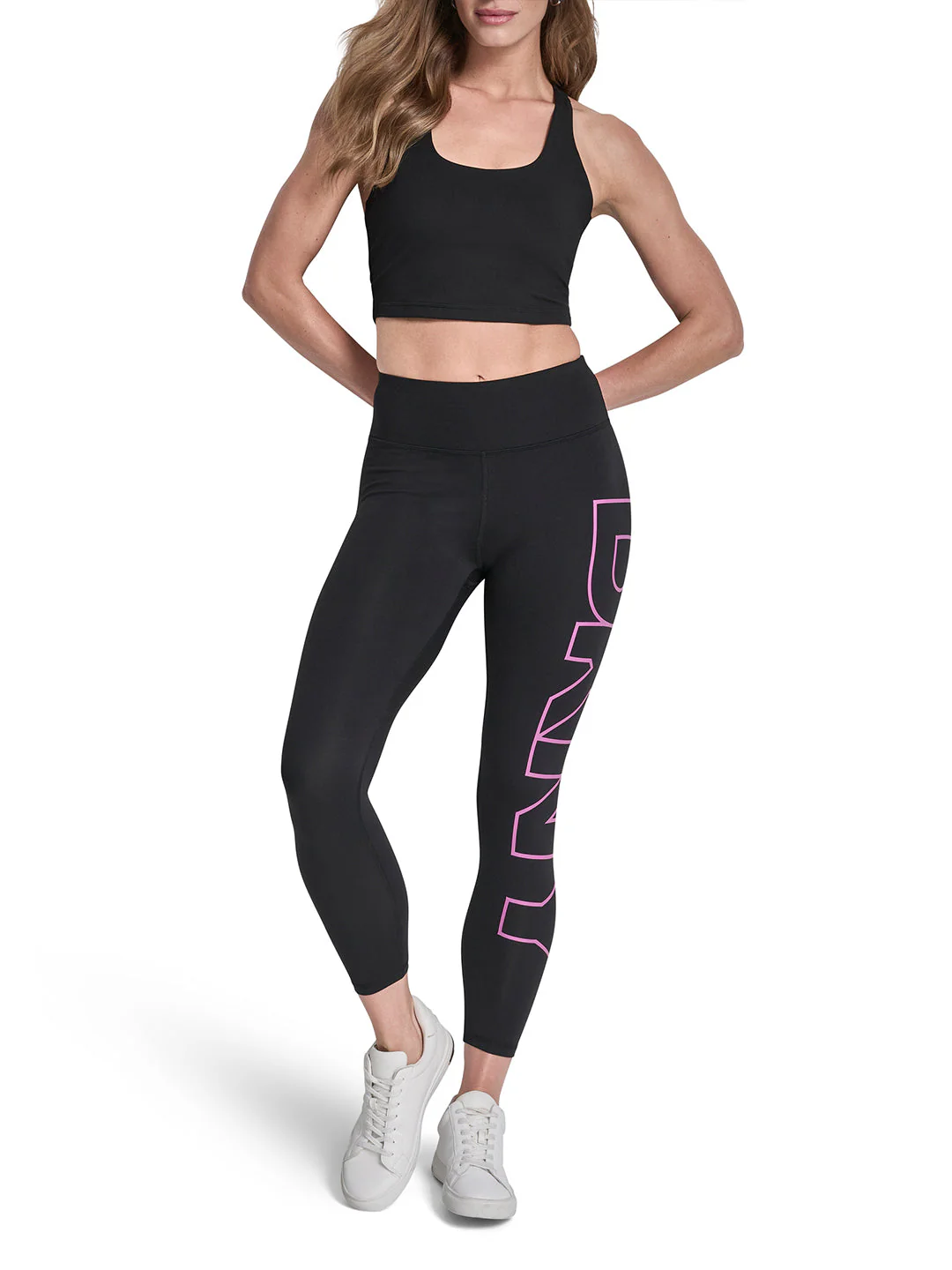 DKNY Women Black Printed Skinny Fit Legging - Image 4