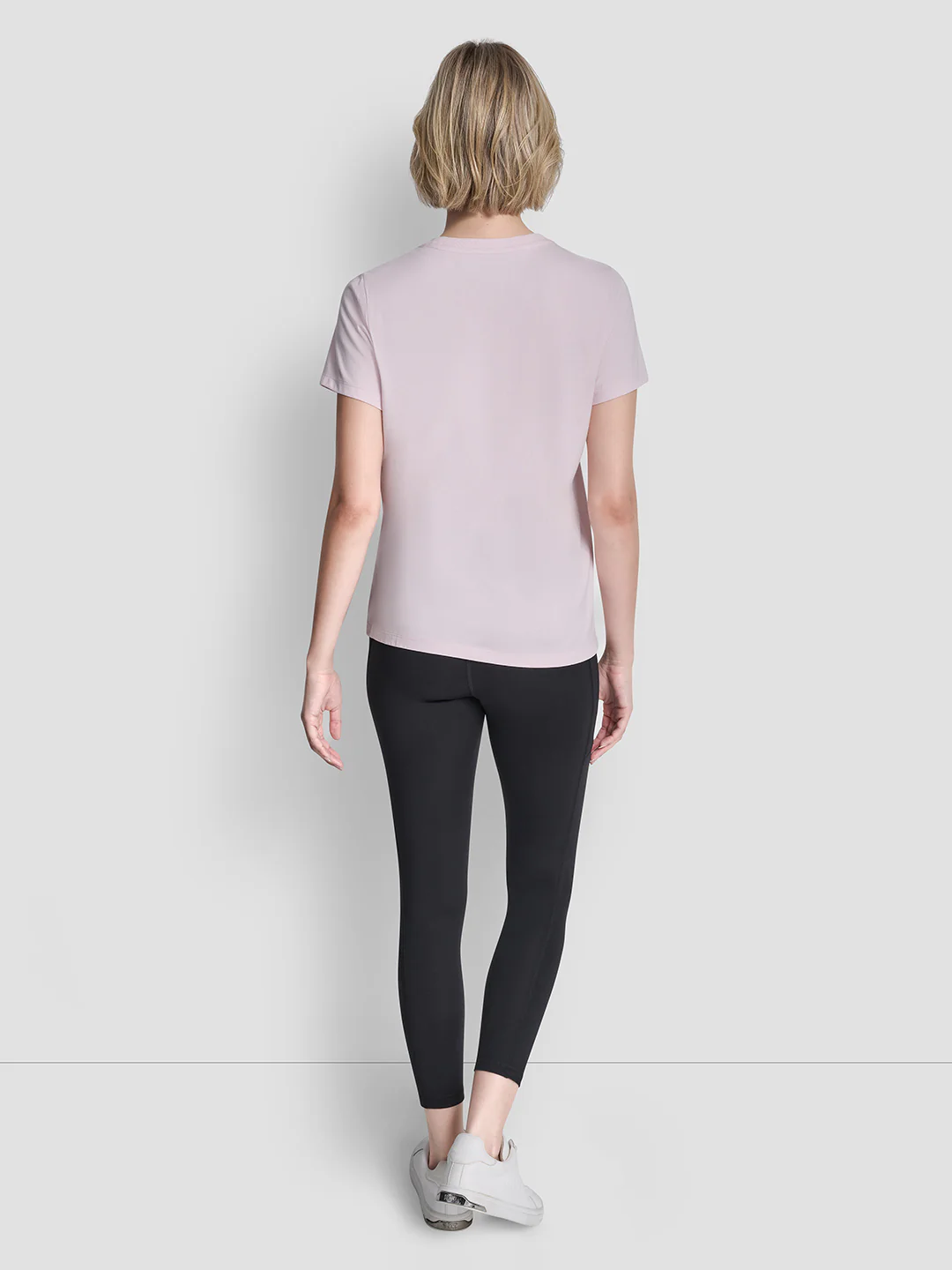 DKNY Women Pink Logo Print Regular Fit Pure Cotton T-Shirt - Image 2