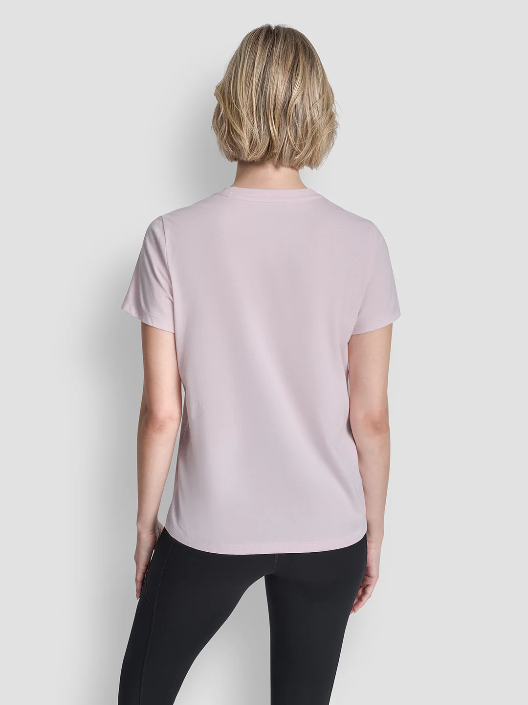 DKNY Women Pink Logo Print Regular Fit Pure Cotton T-Shirt - Image 5