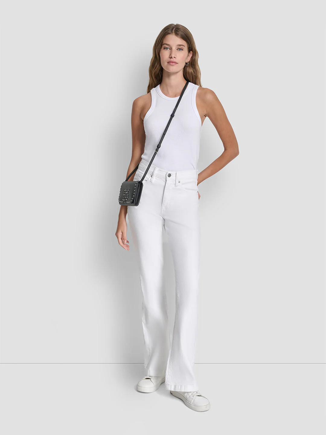 DKNY Women Black Logo Print  Crossbody Bags - Image 6