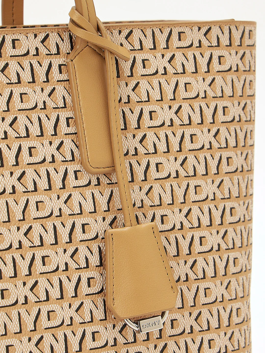 DKNY Women Beige Printed  Tote Bags - Image 7