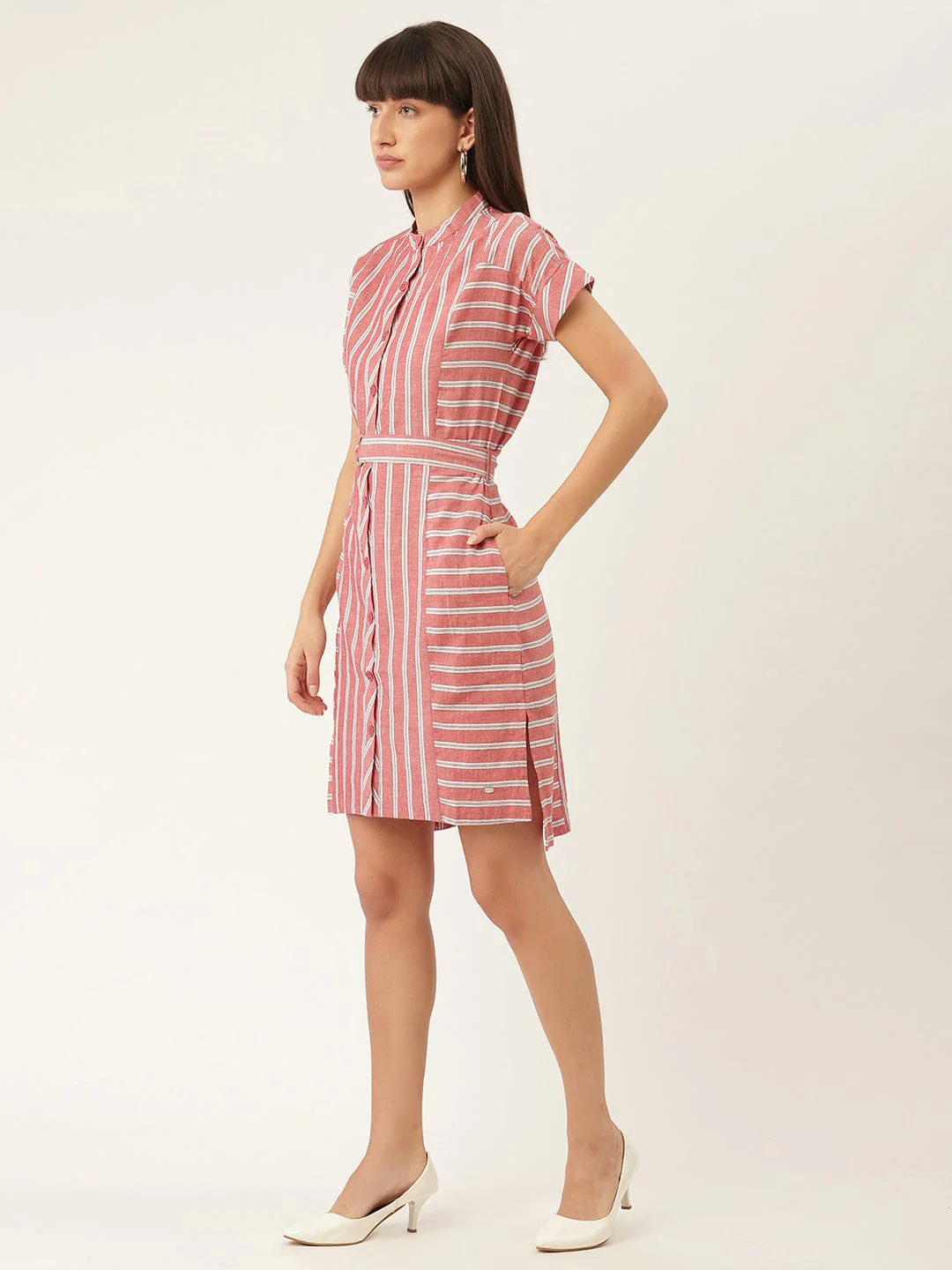 Elle Women Beige Dress - Image 3