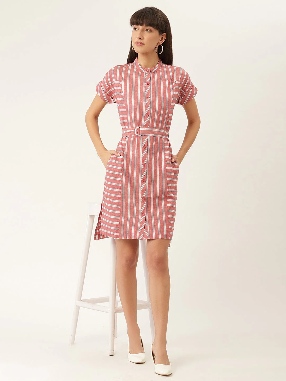 Elle Women Beige Dress - Image 5