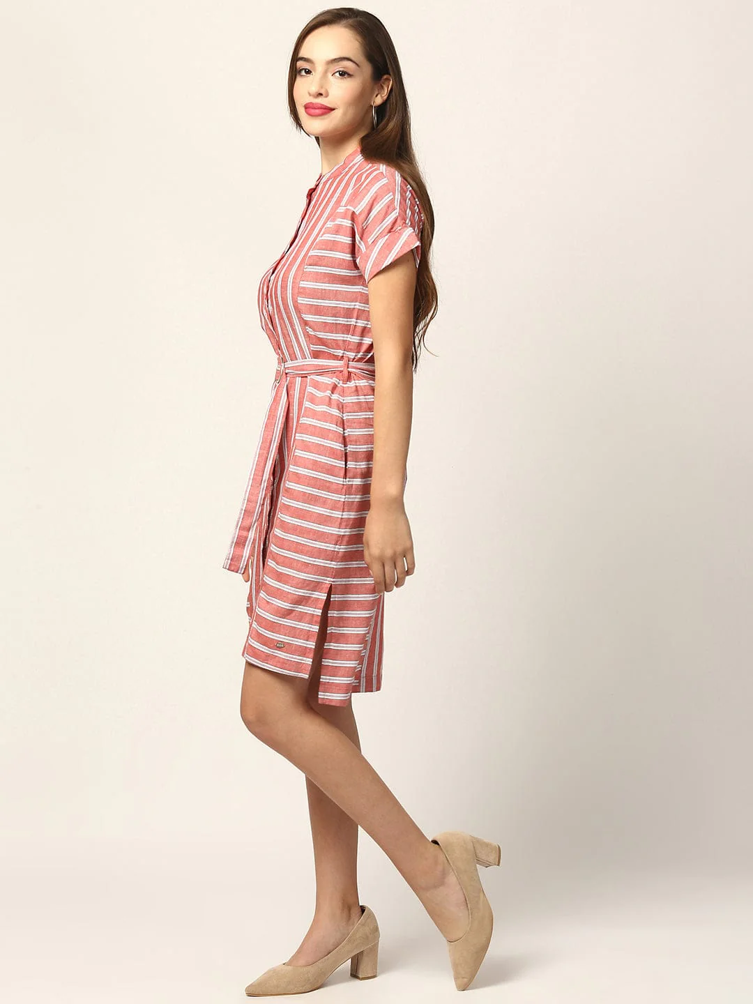 Elle Women Beige Dress - Image 7