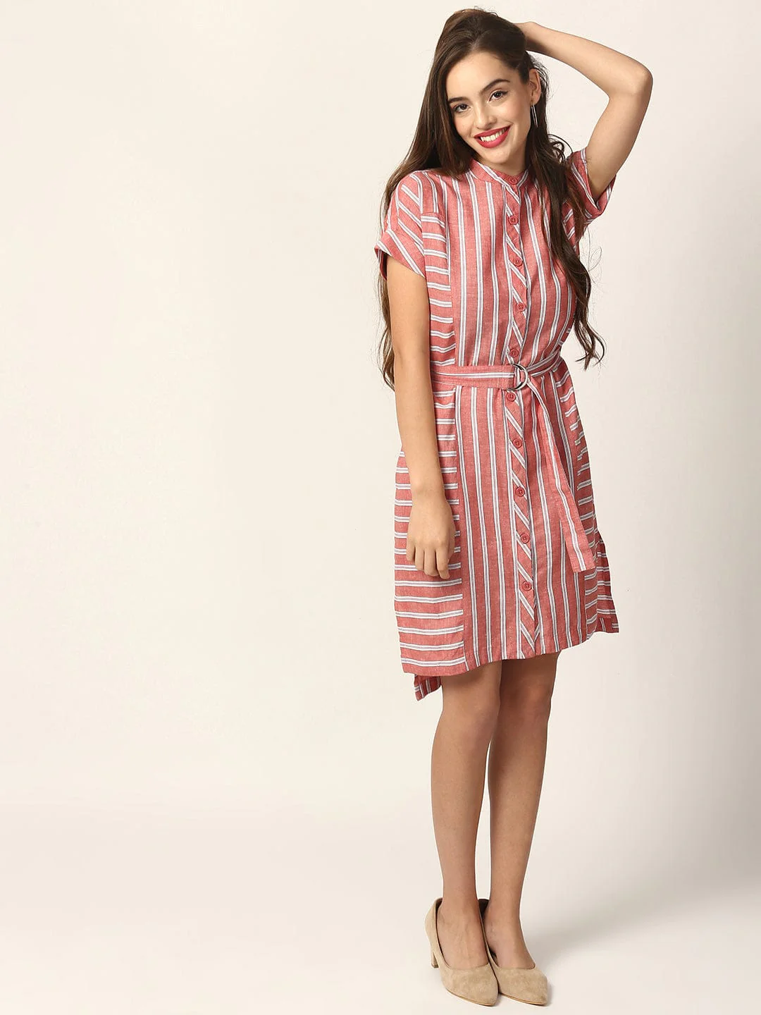 Elle Women Beige Dress - Image 9