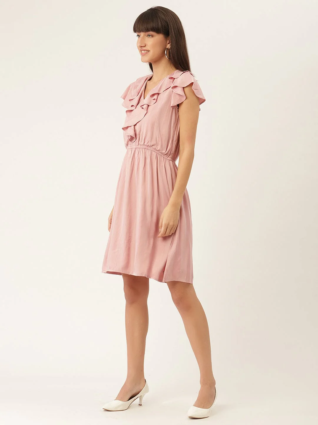 Elle Women V Neck Dress - Image 3