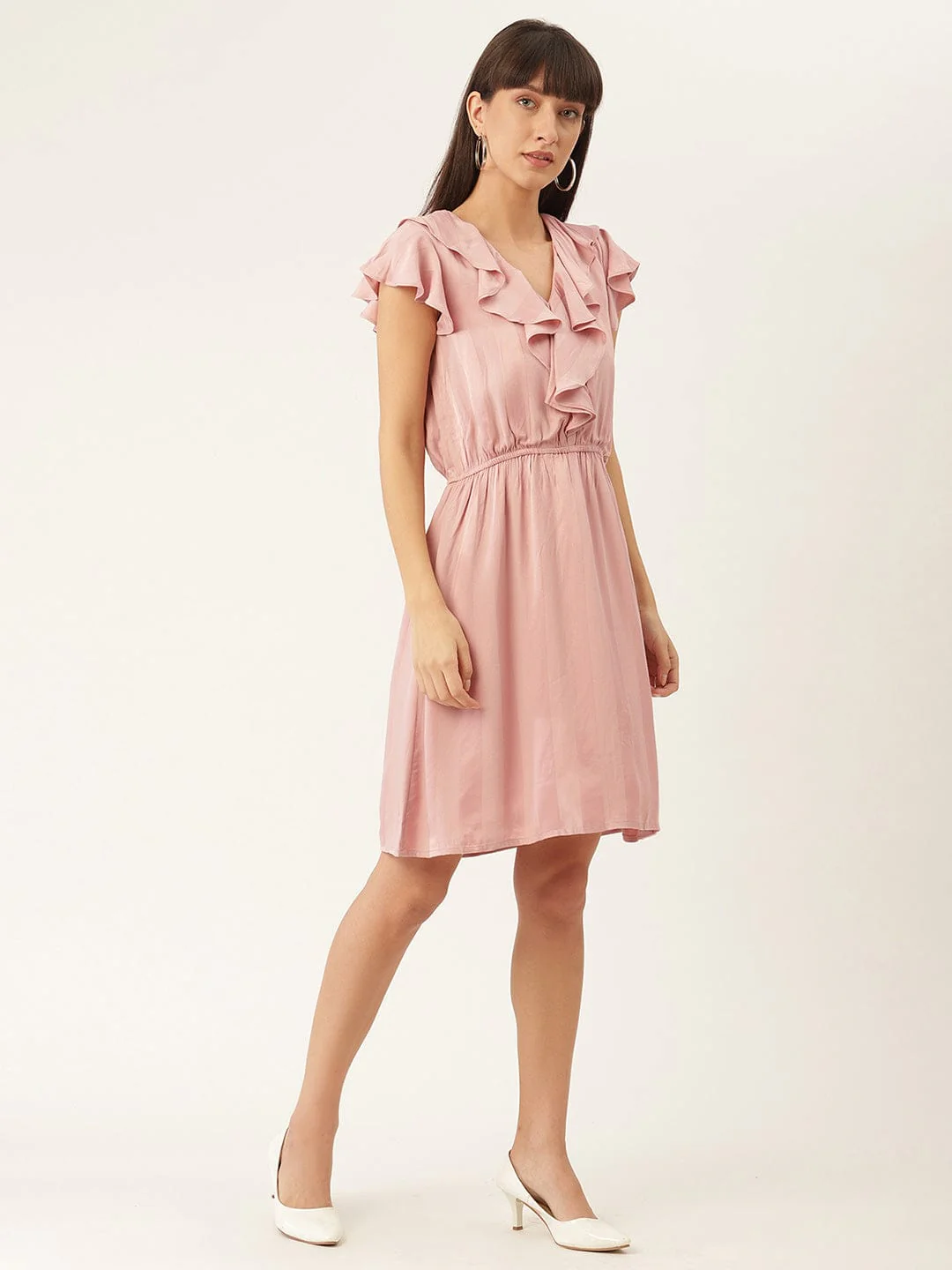 Elle Women V Neck Dress - Image 4