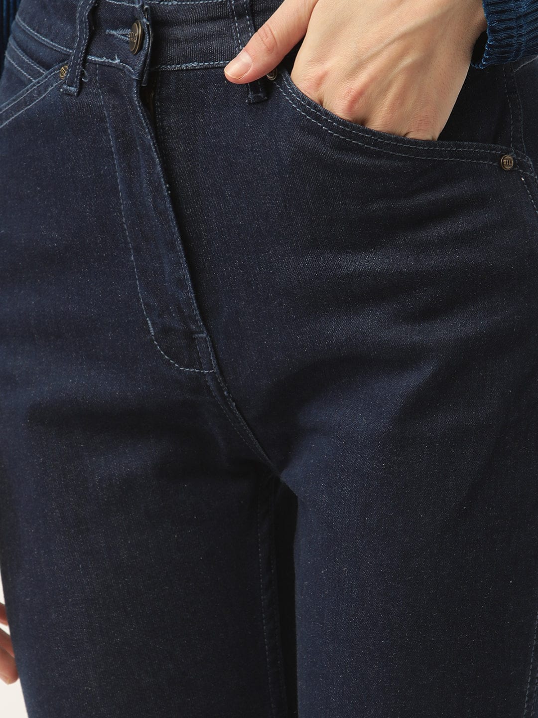 Elle Women Blue Straight Fit Jeans - Image 7