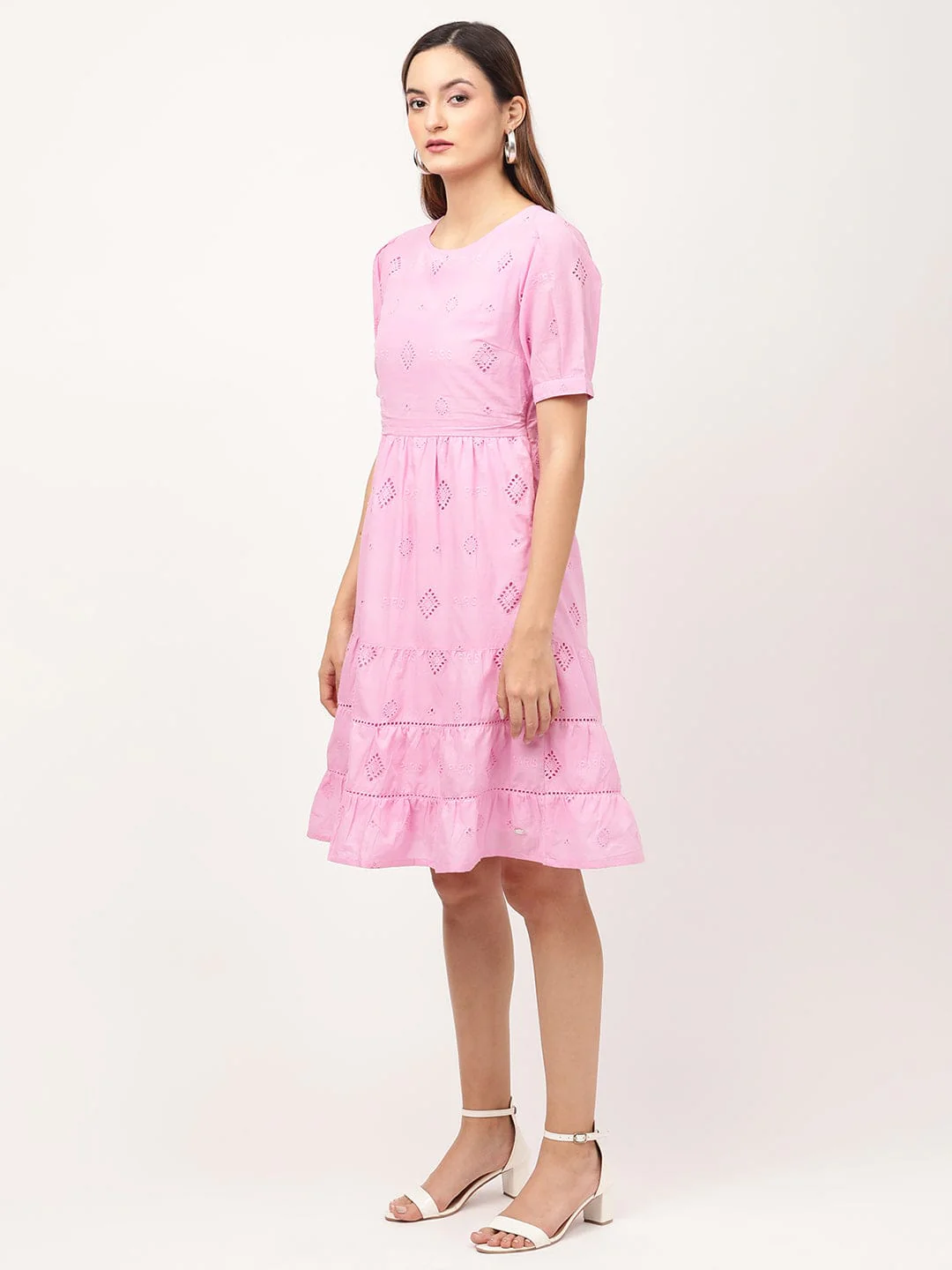 Elle Women Pink Dress - Image 3