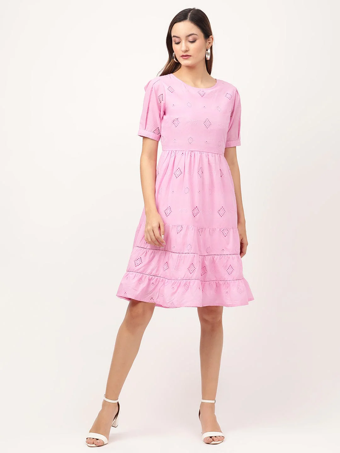 Elle Women Pink Dress - Image 5