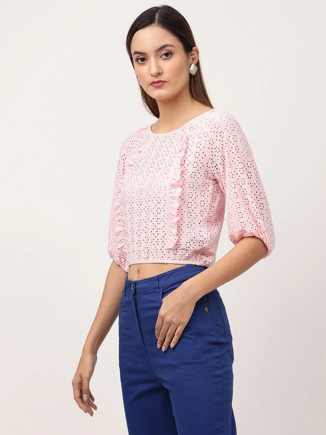 Elle Women Pink Tshirt - Image 3