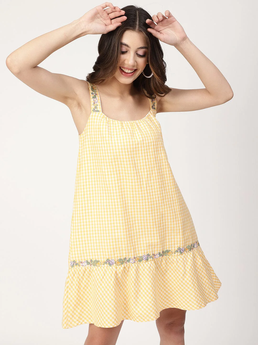 Elle Women Yellow Dress - Image 3