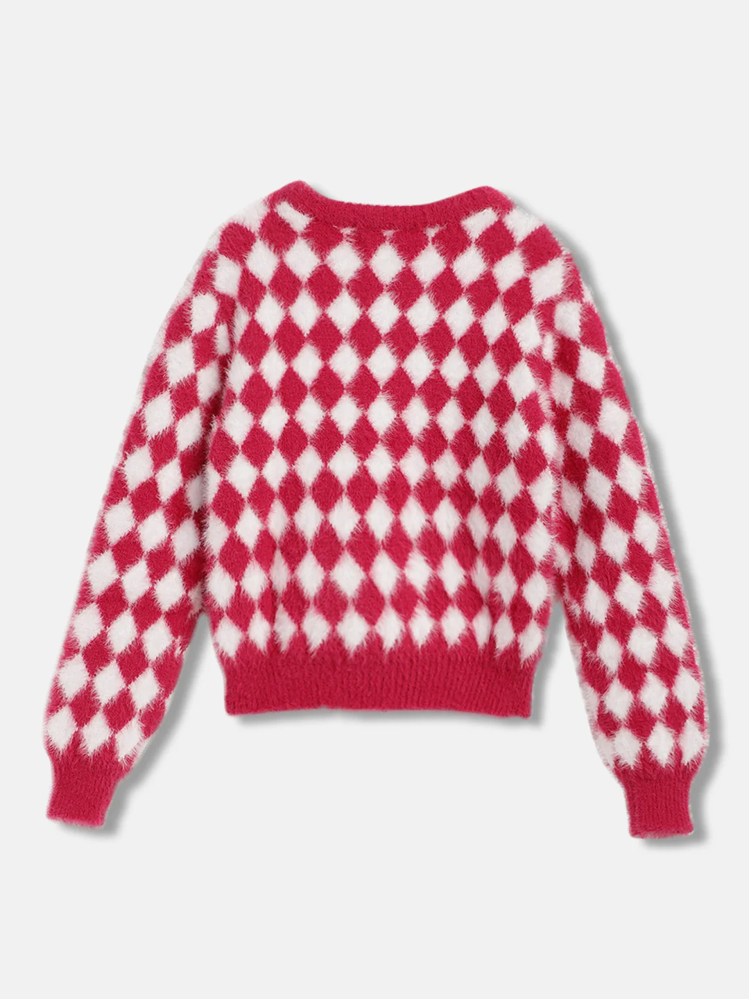 Elle Girls Printed Full Sleeves Round Neck Sweater - Image 2