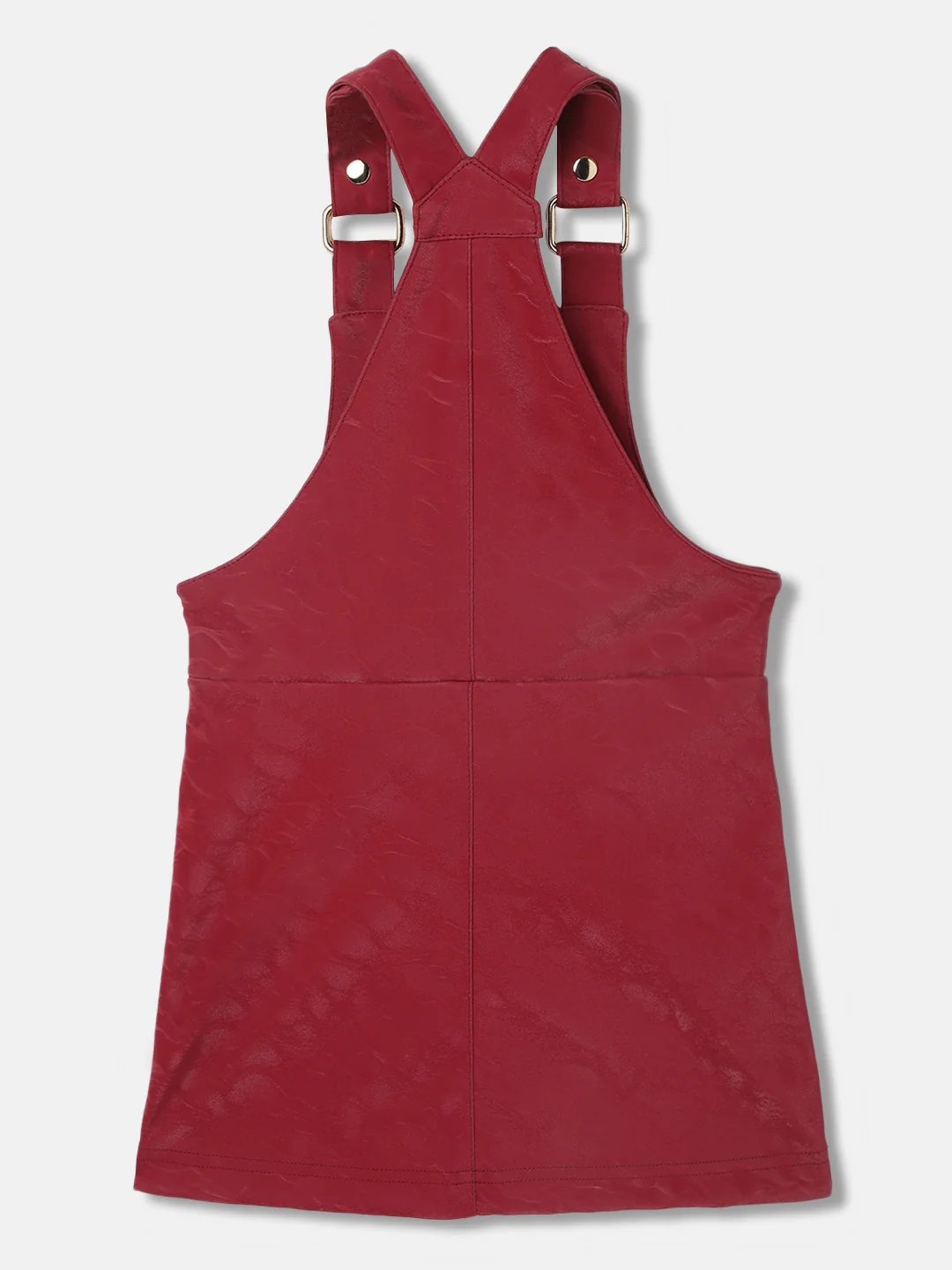 Elle Girls Solid Sleeveless Shoulder Straps Dress - Image 2