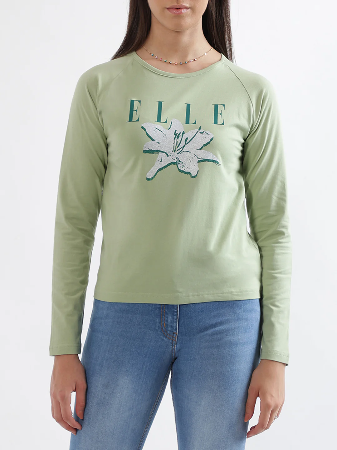 Elle Mint Fitted Tshirt