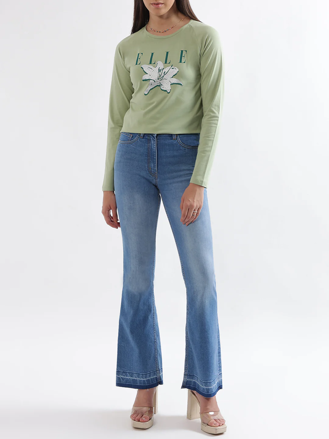 Elle Mint Fitted Tshirt - Image 4