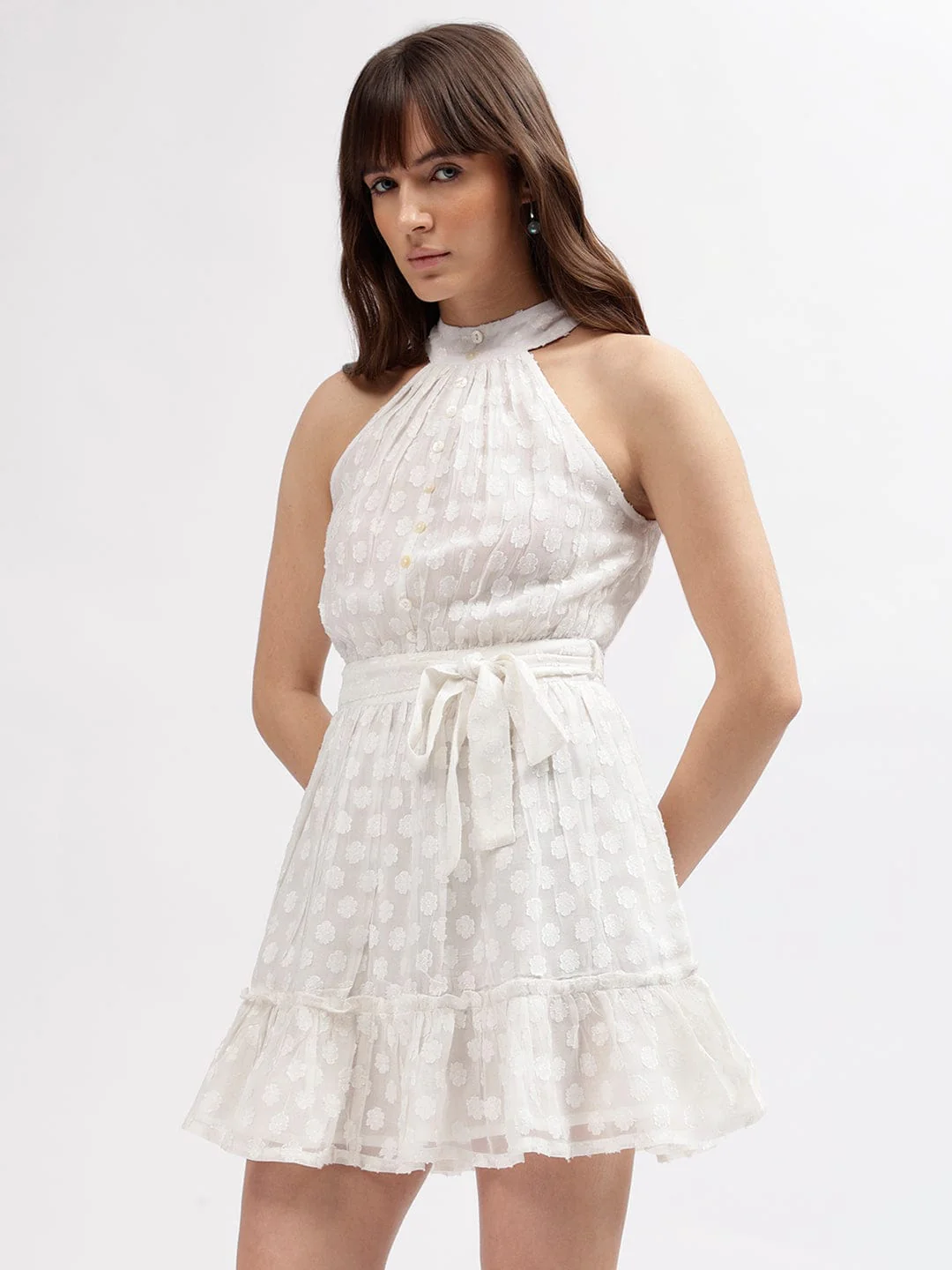 Elle Women Cream Dress - Image 2