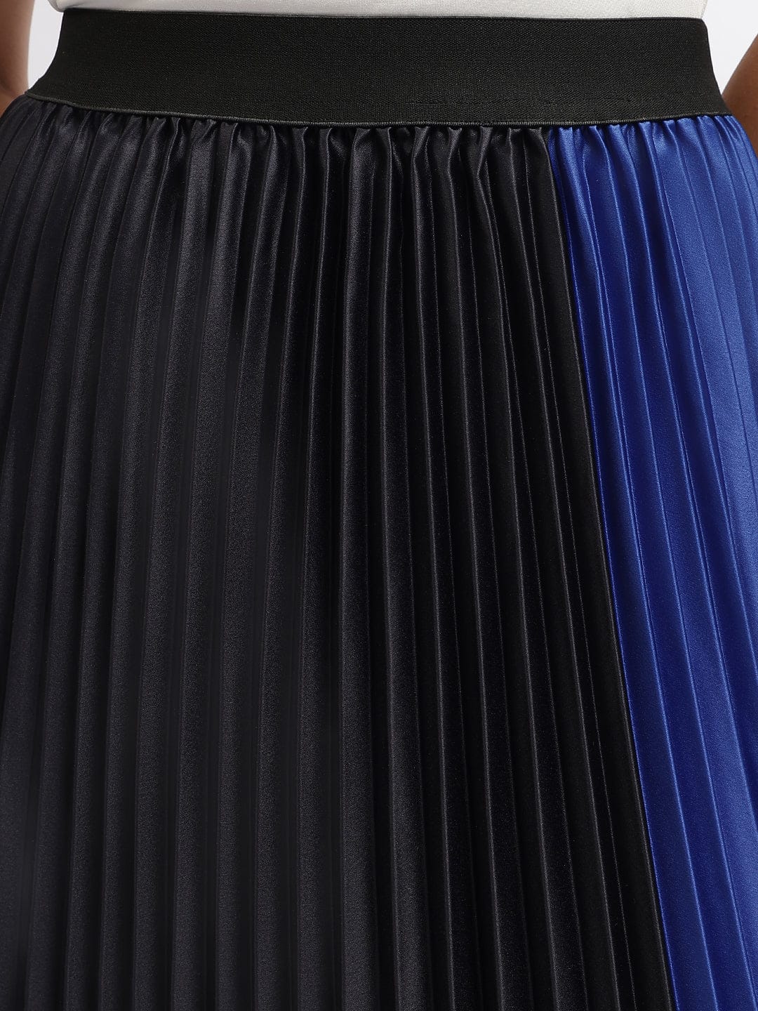 Elle Women Blue Relaxed Fit Skirt - Image 5