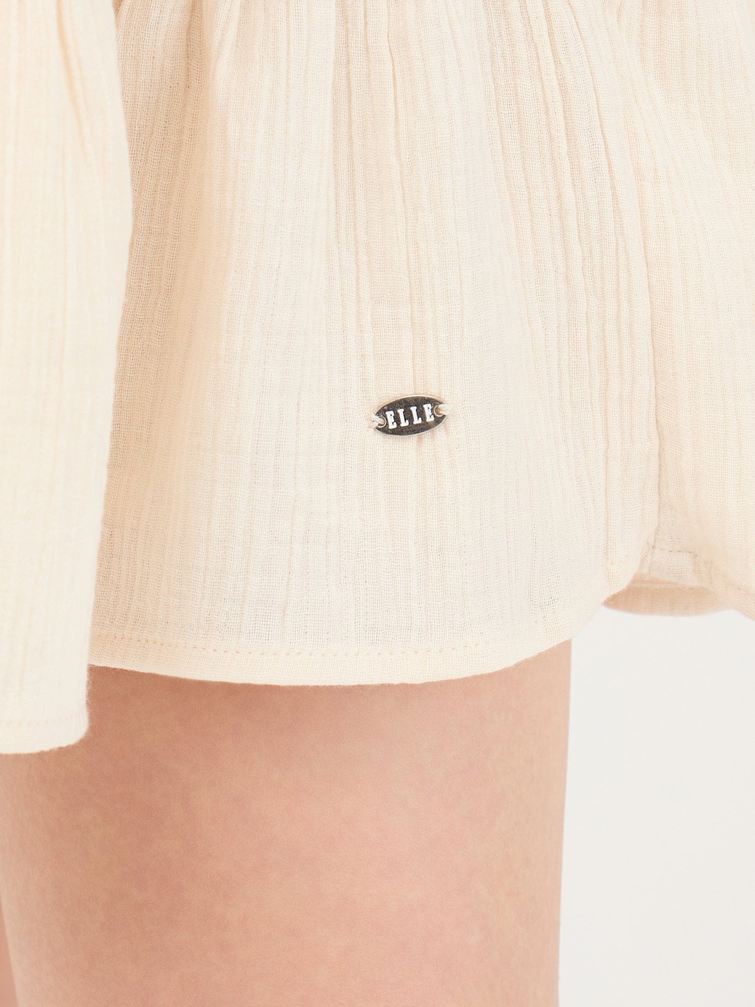 Elle Women White Embroidered V Neck Dress - Image 6