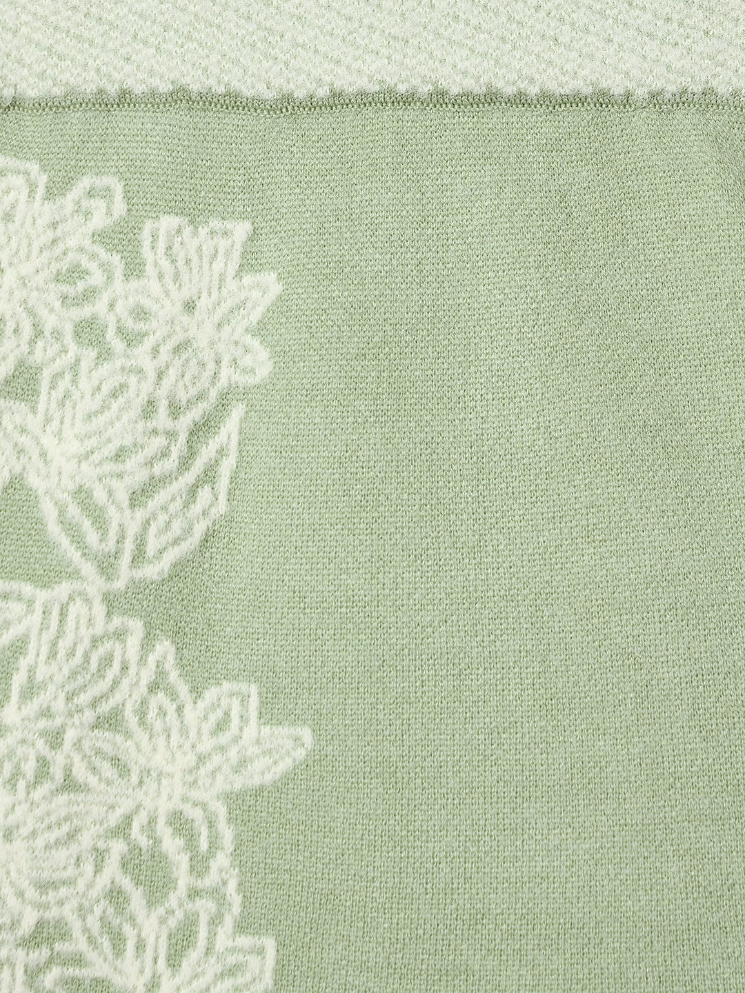 ELLE Girls Green Embroidered Skirt - Image 3