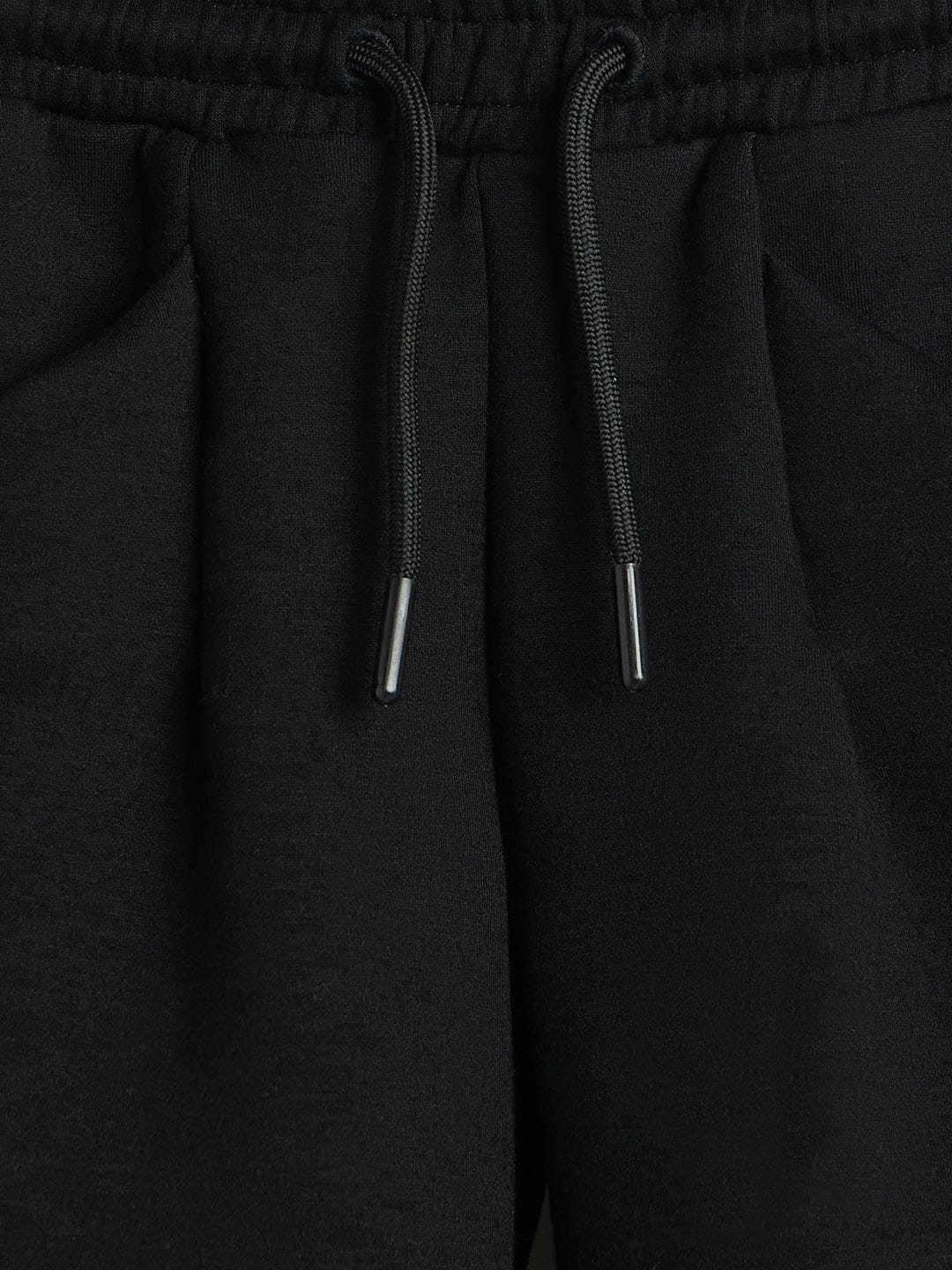 Elle Girls Regular Fit Black Solid Sweatpant - Image 3