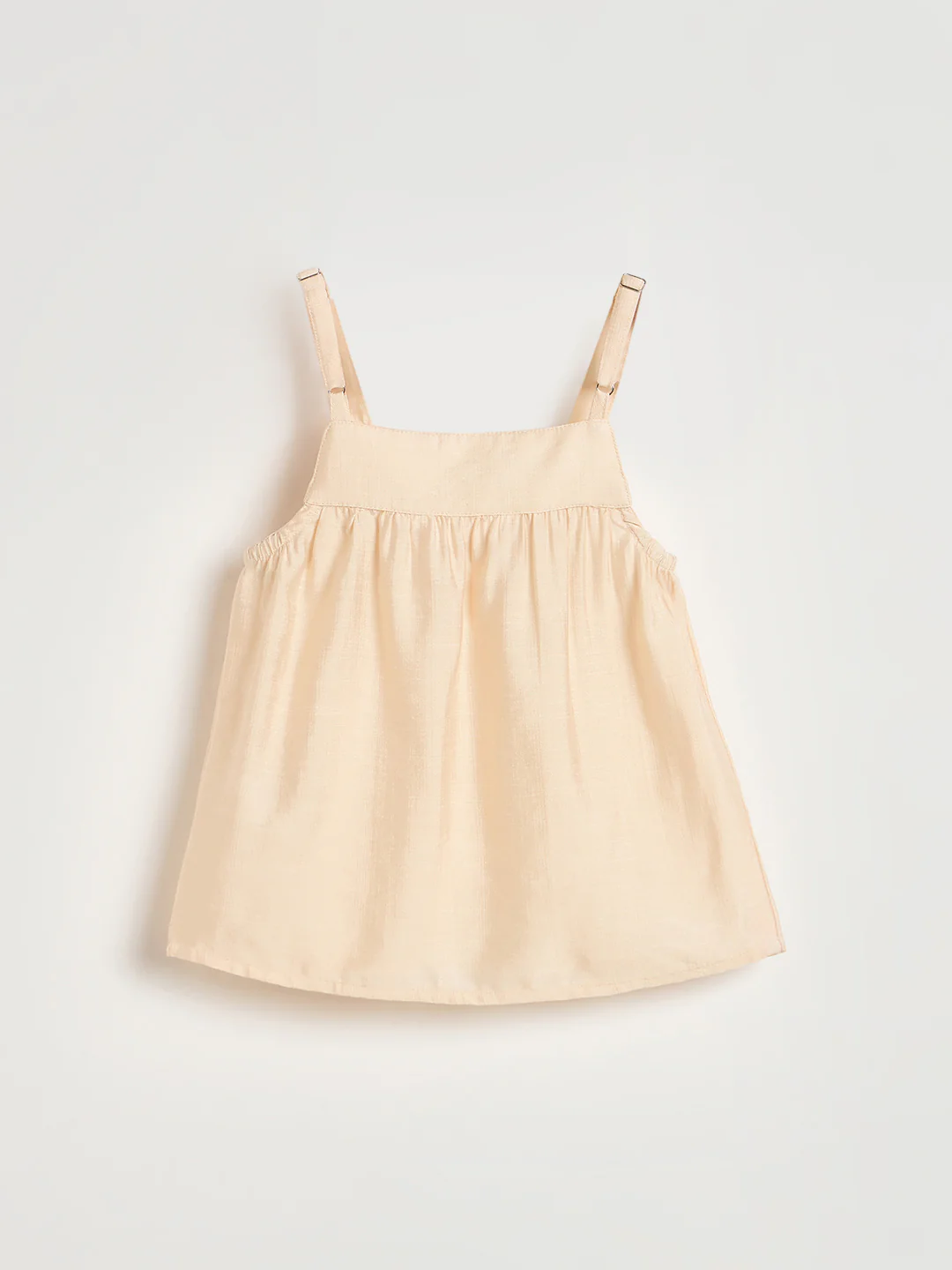 Elle Girls Cream Solid Flared Fit Top - Image 3
