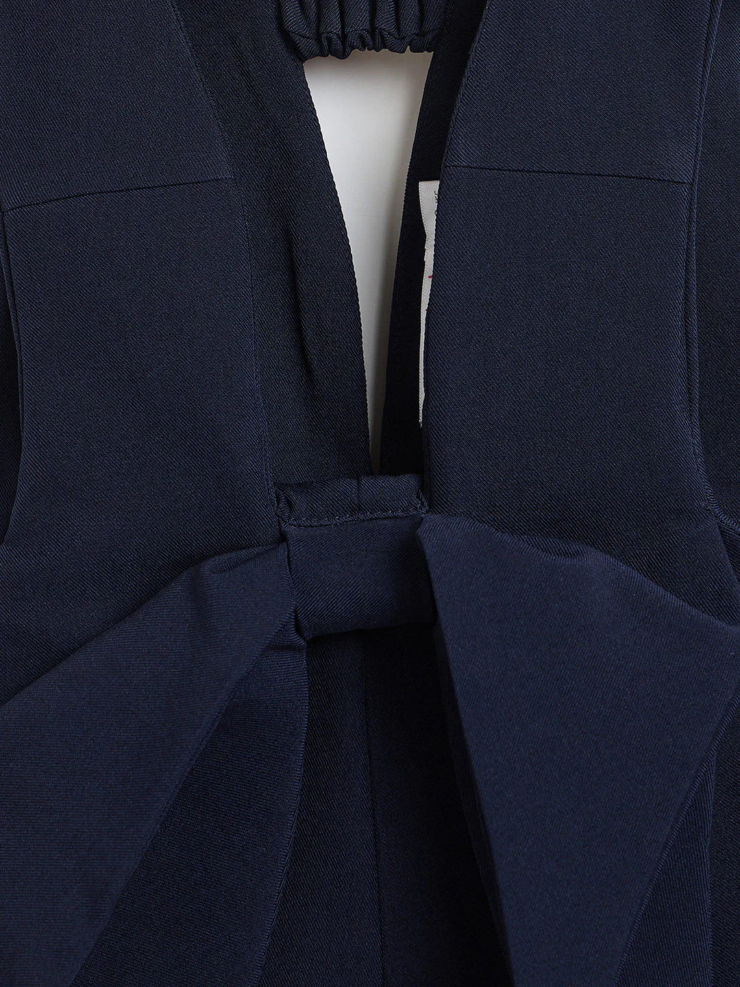 Elle Girls Navy Blue Solid Regular Fit Jumpsuit - Image 3