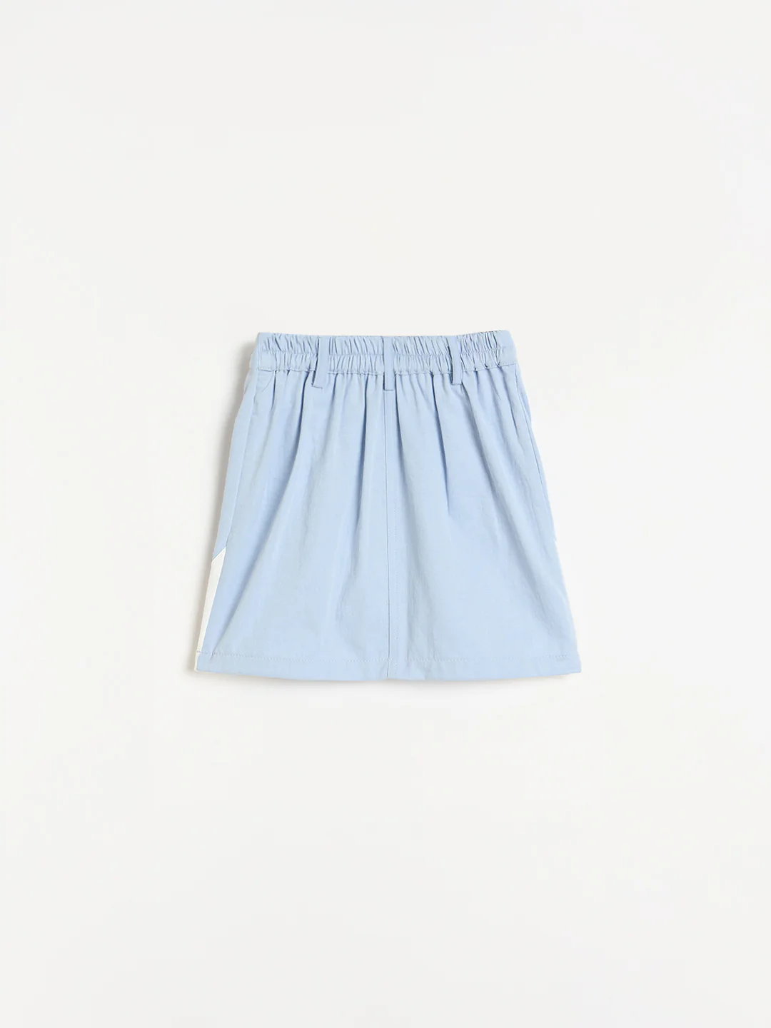 Elle Girls Blue Solid Regular Fit Skirt - Image 3