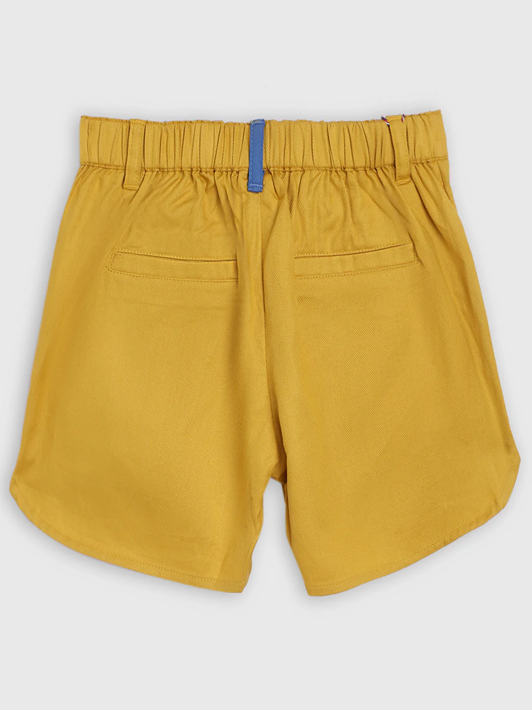 Elle Kids Girls Yellow Solid Regular Fit Shorts - Image 6