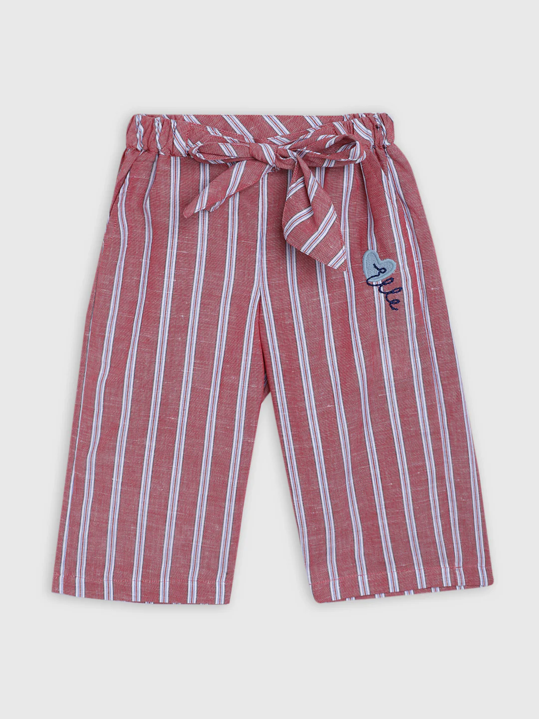 Elle Kids Girls Red Printed Regular Fit Trouser - Image 5