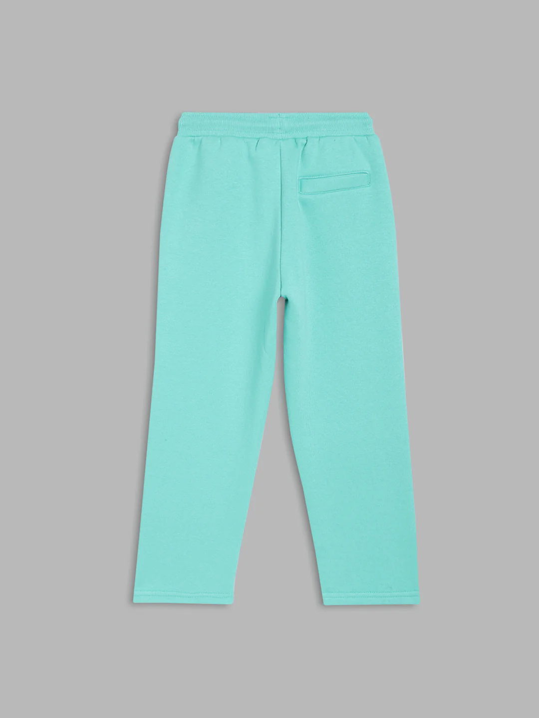 Elle Kids Girls Green Solid Straight Fit Sweatpant - Image 2