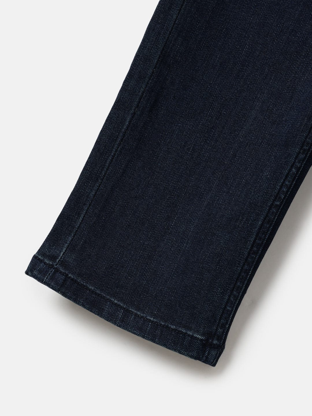Elle Kids Blue Straight Fit Solid Jeans - Image 6