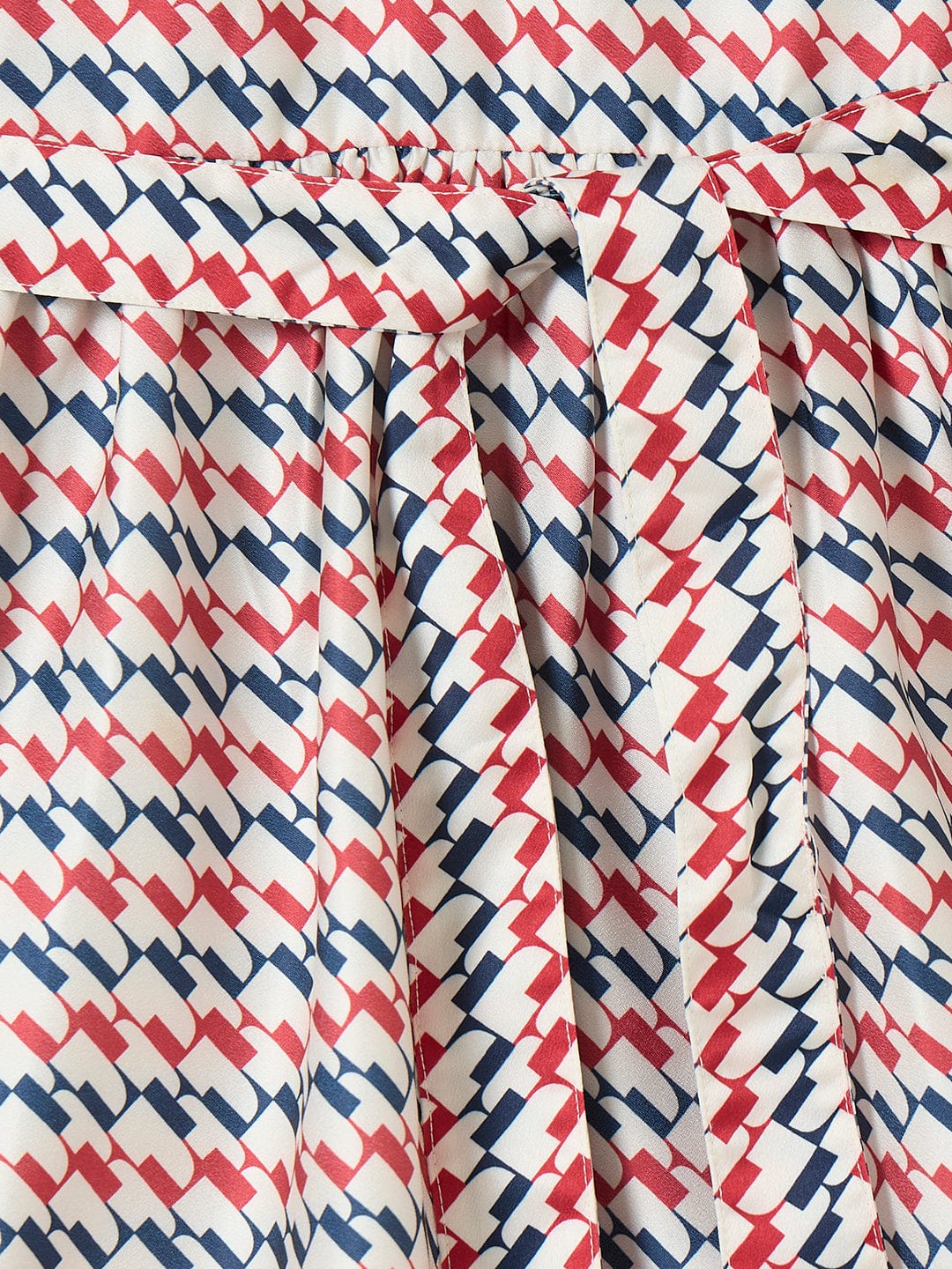 Elle Kids Multi Aop Collar Dress - Image 3