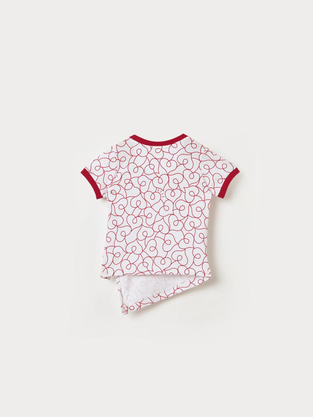 Elle Kids White Printed Crew Neck Tshirt - Image 2