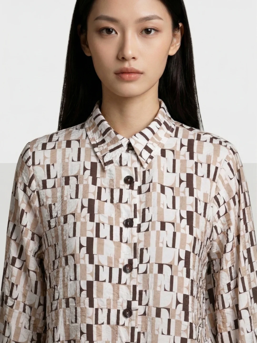 Elle Women Multi Printed Regular Fit Shirt - Image 4