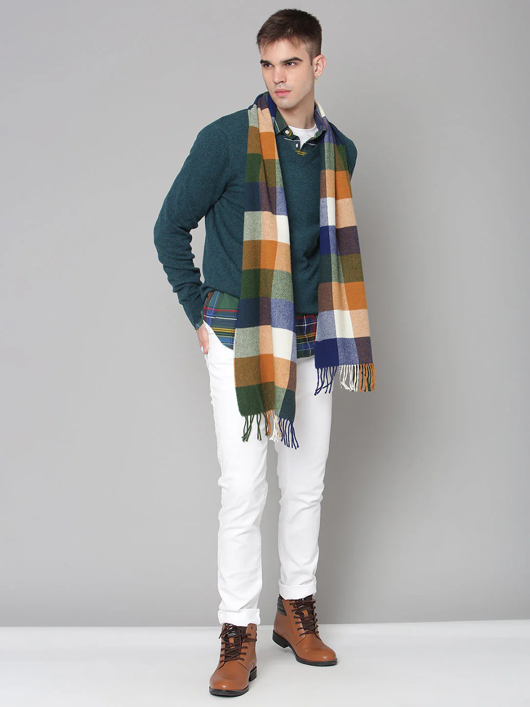Gant Men Yellow Scarf - Image 2