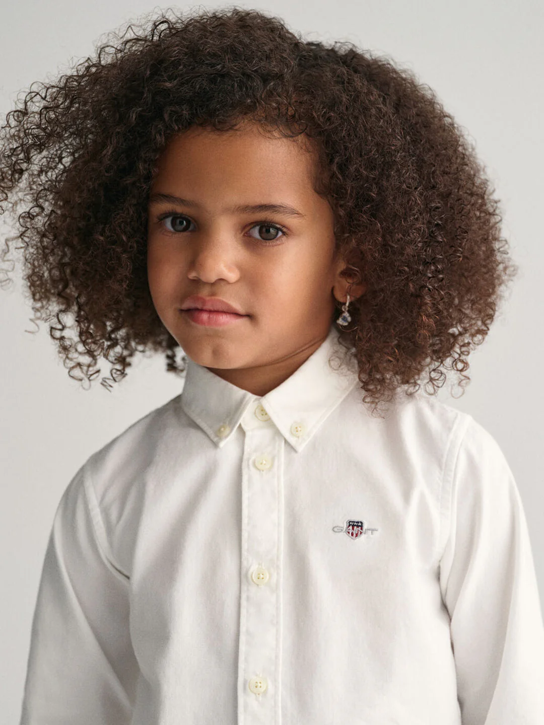 Gant Kids White Fashion Regular Fit Shirt - Image 4