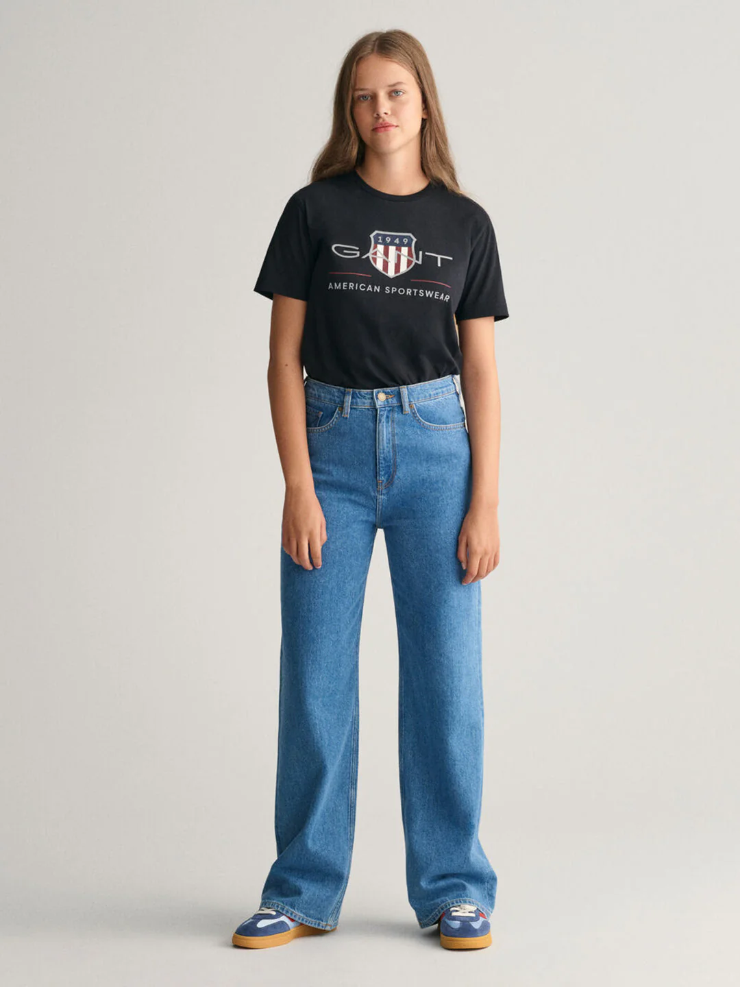 Gant Kids Black Fashion Regular Fit T-Shirt - Image 3