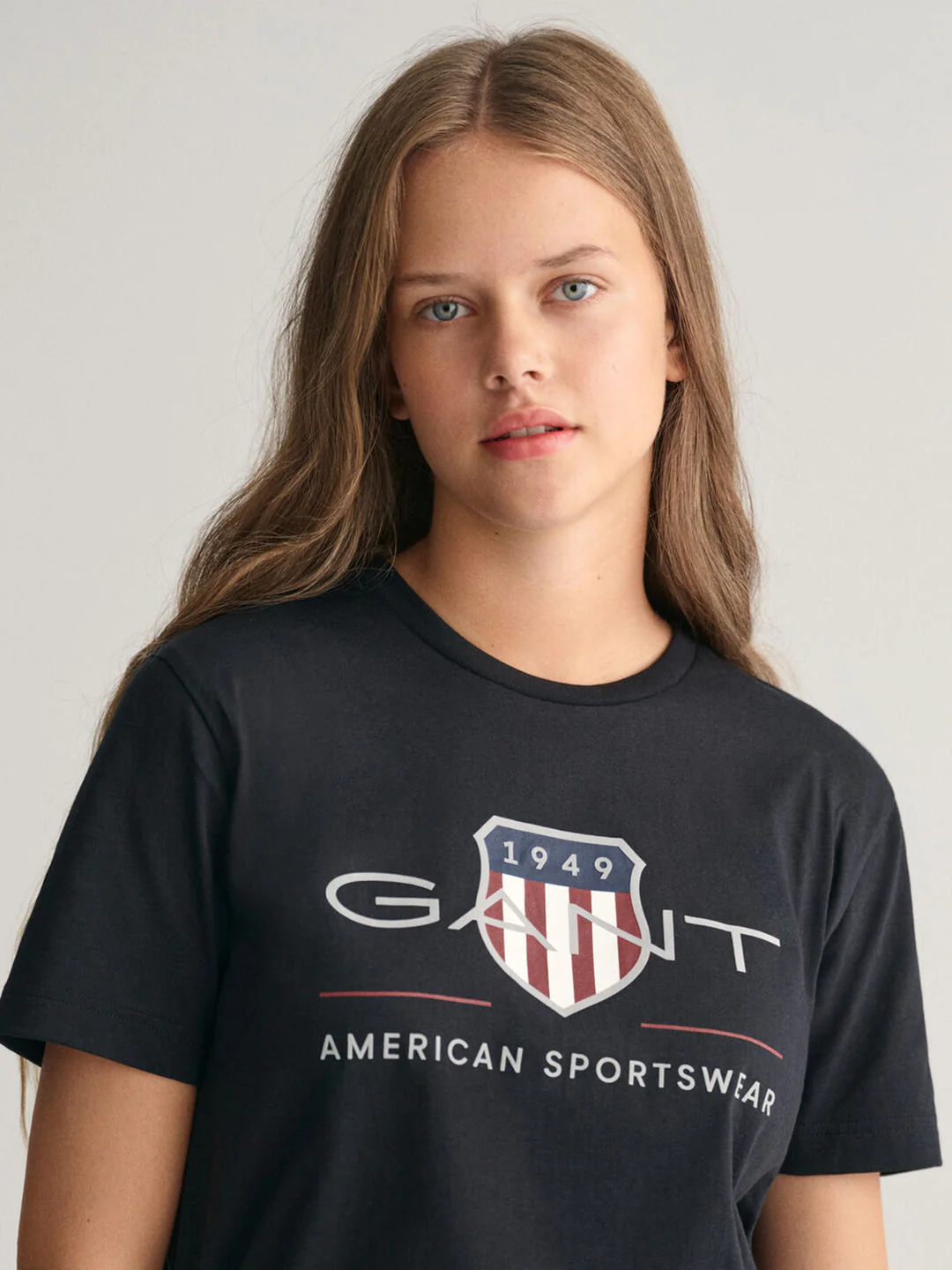 Gant Kids Black Fashion Regular Fit T-Shirt - Image 4