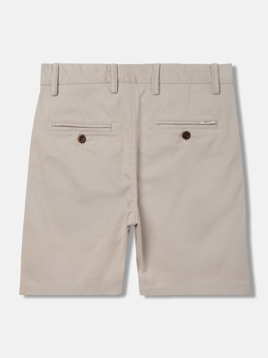 Gant Boys Beige Solid Mid-rise Regular Fit Chino Shorts - Image 2