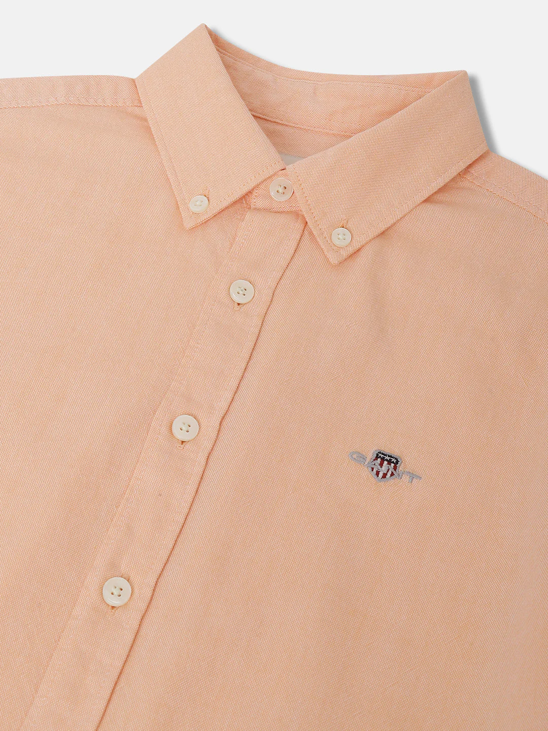 Gant Kids Orange Fashion Regular Fit Shirt - Image 3