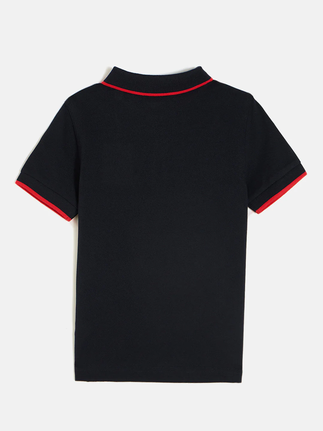 Gant Boys Blue Short Sleeves Polo Tshirt - Image 2