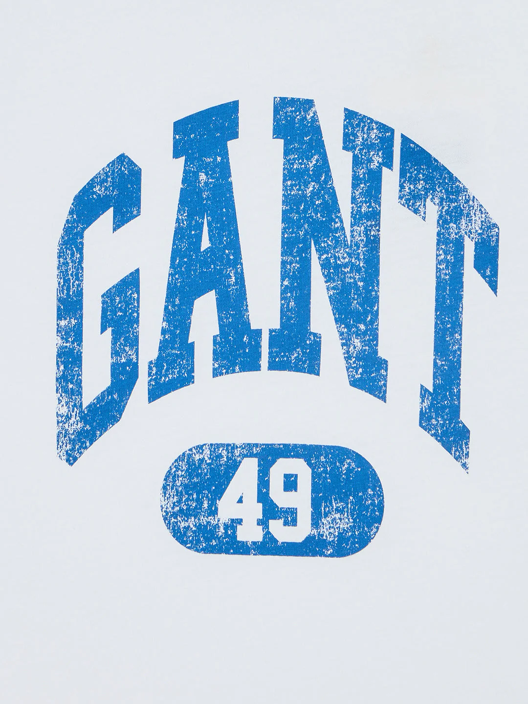 Gant Boys White Round Neck Short Sleeves T-Shirt - Image 4