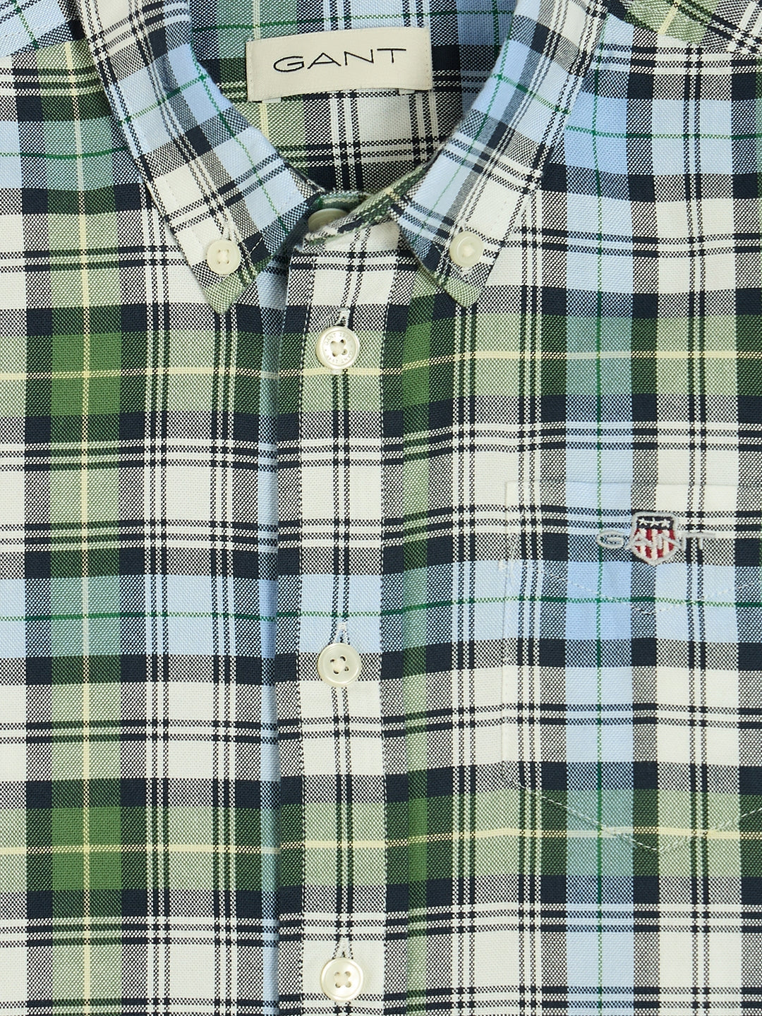 Gant Boys Multicolor Button Down Collar Full Sleeves Shirt - Image 3