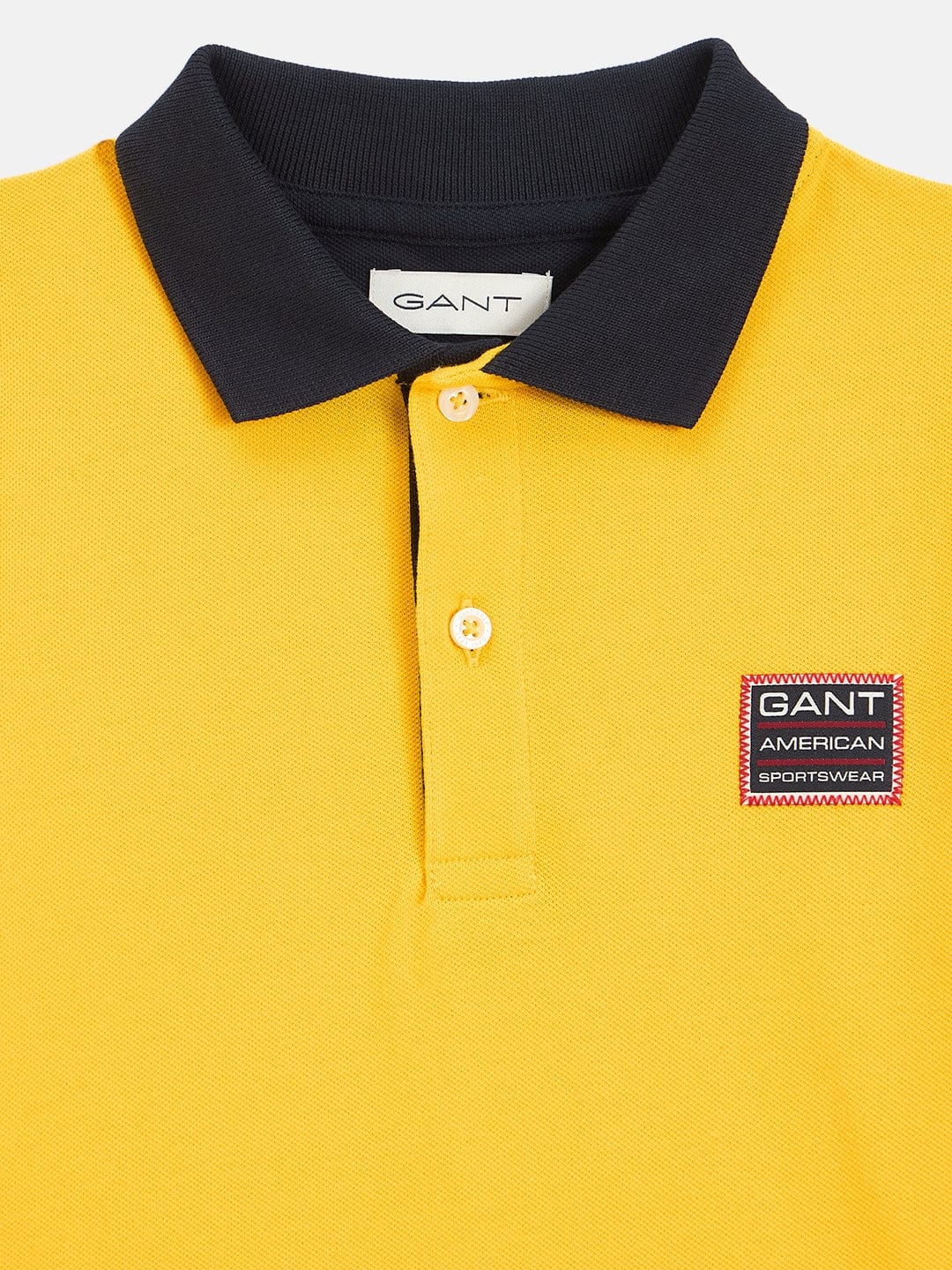 Gant Boys Yellow Polo Tshirt - Image 3