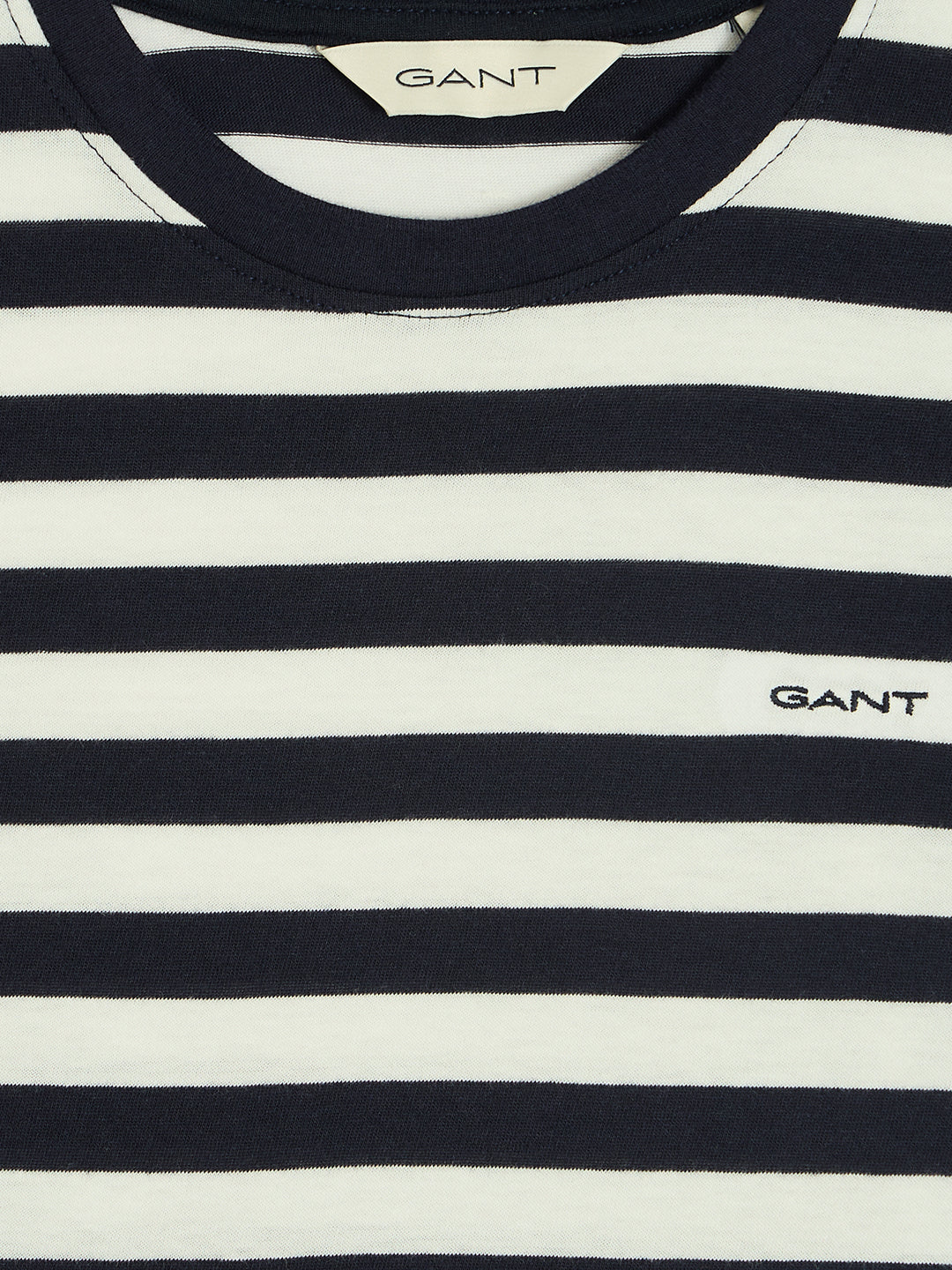 Gant Boys Blue Round Neck Short Sleeves T-Shirt - Image 3