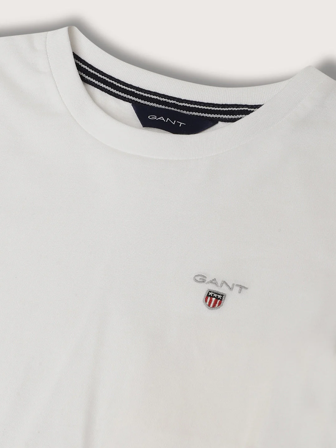 Gant Kids White Regular Fit T-Shirt - Image 3
