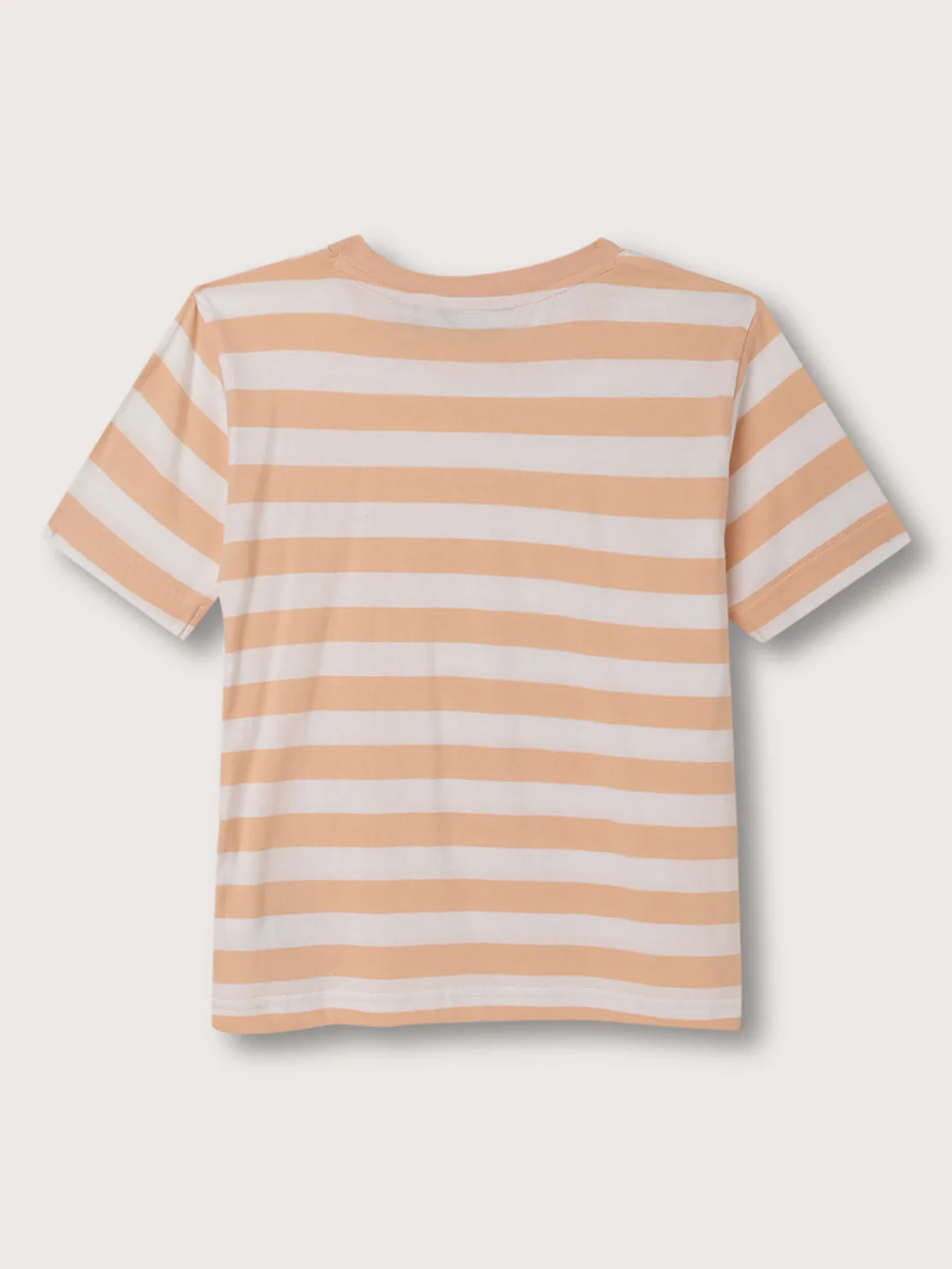 Gant Kids Peach Striped Relaxed Fit T-Shirt - Image 2