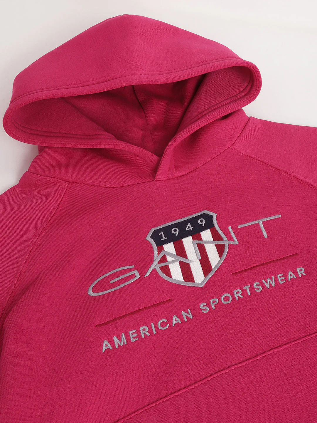 Gant Boys Embroidered Hooded Full Sleeves Sweatshirt - Image 3