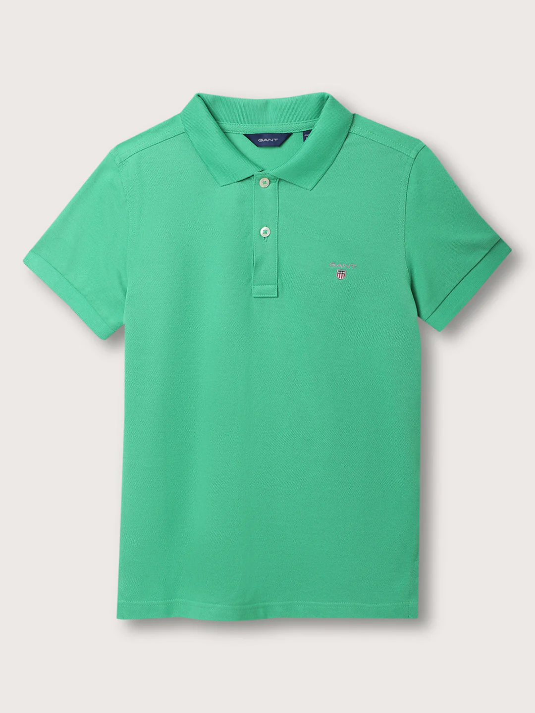 Gant Kids Green Regular Fit Polo Tshirt